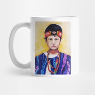 Petite fille de Birmanie Mug